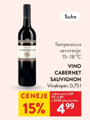 VINO CABERNET SAUVIGNON