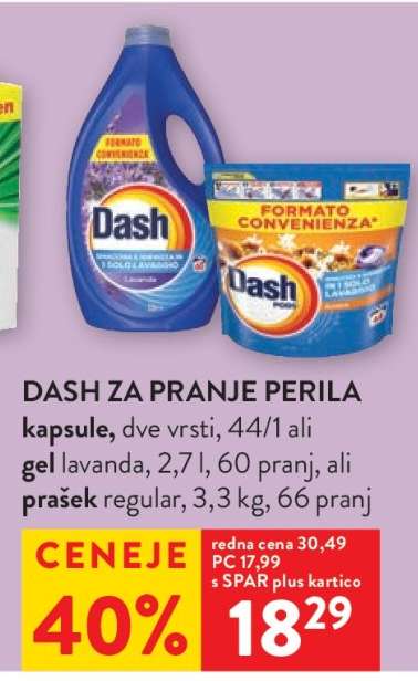 DASH ZA PRANJE PERILA