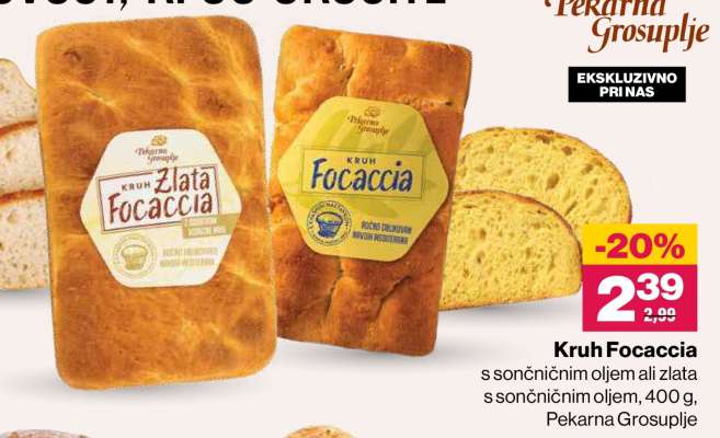 Kruh Focaccia
