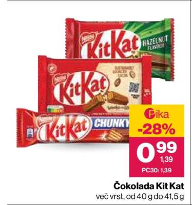 Čokolada Kit Kat