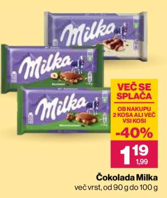 ČOKOLADA MILKA