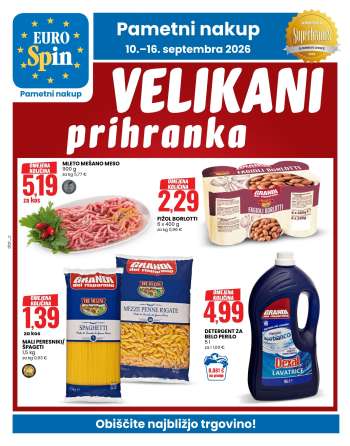 EuroSpin katalog - 10.9.2026 - 16.9.2026.