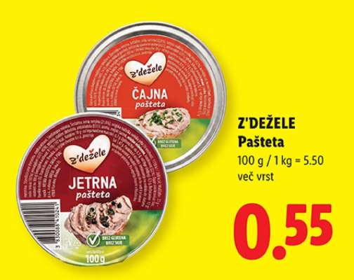 Z'DEŽELE Pašteta