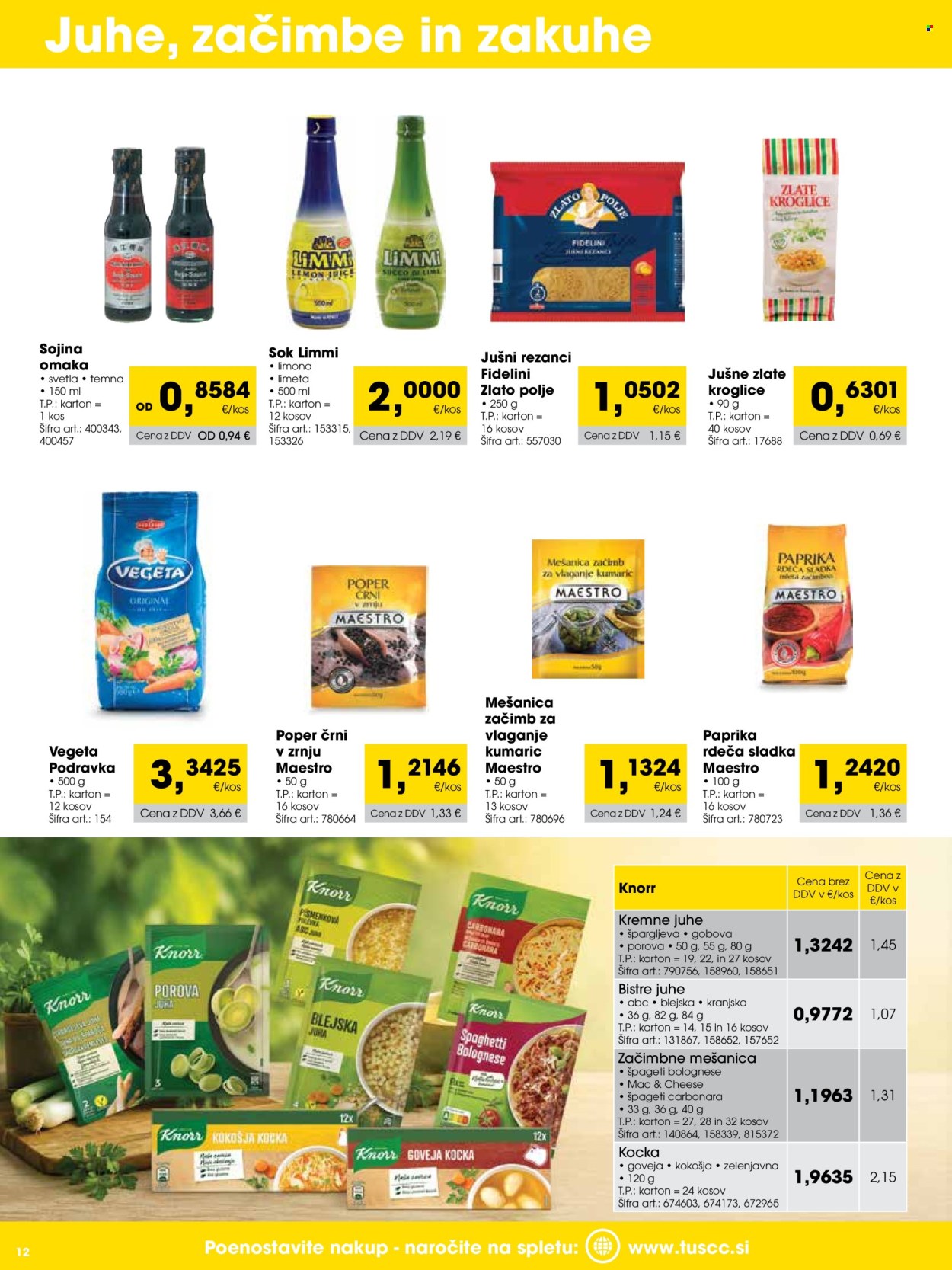 Tuš Cash & Carry katalog - 1.9.2026 - 30.9.2026. Stran 12