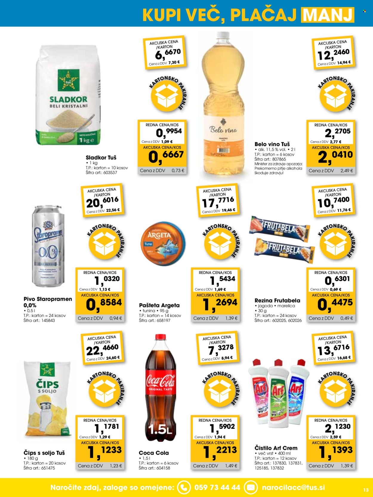 Tuš Cash & Carry katalog - 1.9.2026 - 30.9.2026. Stran 13