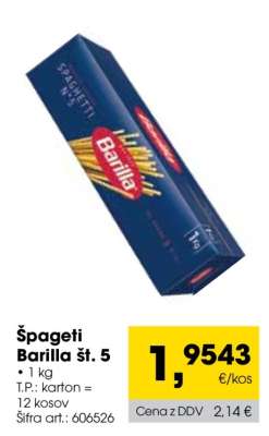 Špageti Barilla št.5
