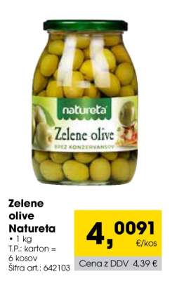 ZELENE OLIVE NATURETA
