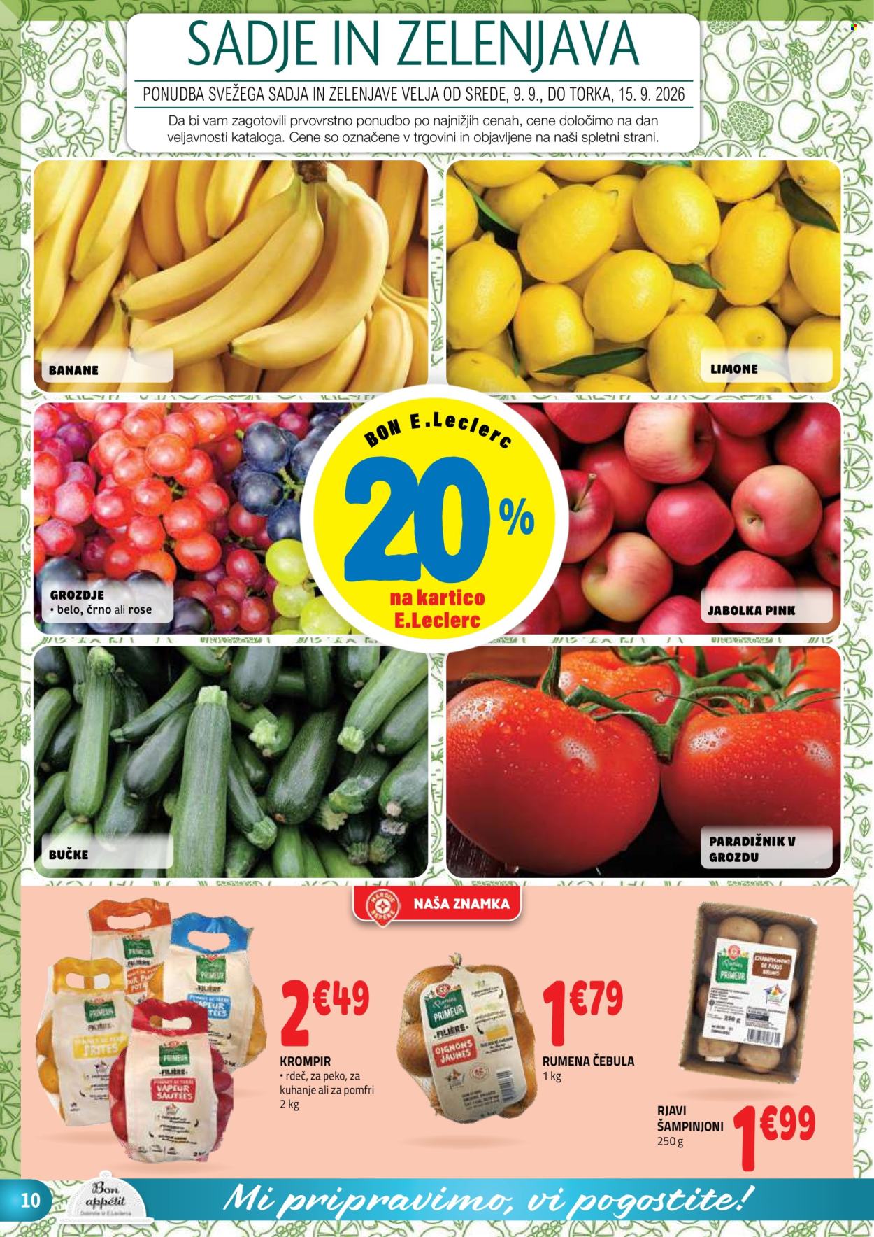 E.Leclerc katalog - 9.9.2026 - 19.9.2026. Stran 10