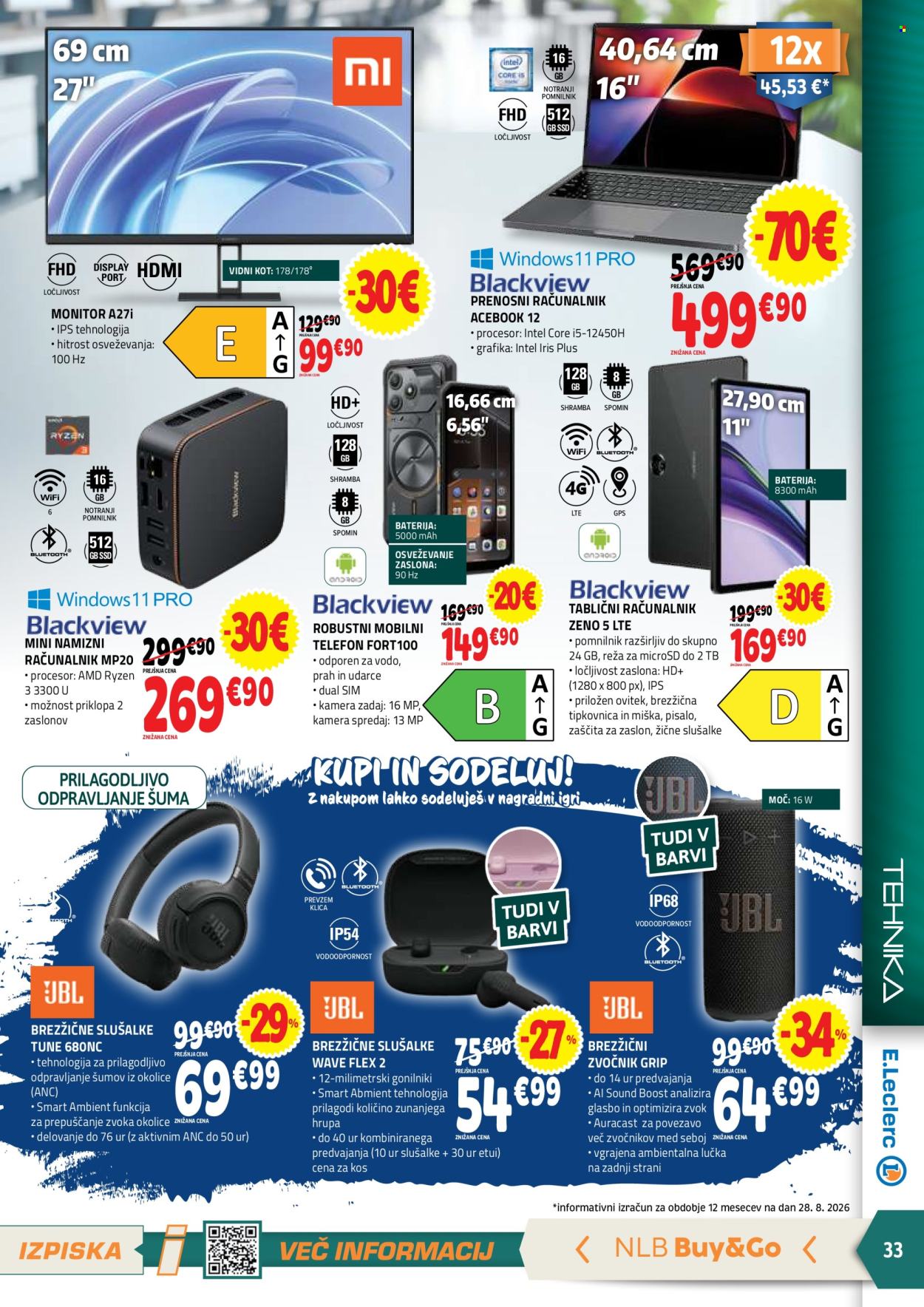 E.Leclerc katalog - 9.9.2026 - 19.9.2026. Stran 33