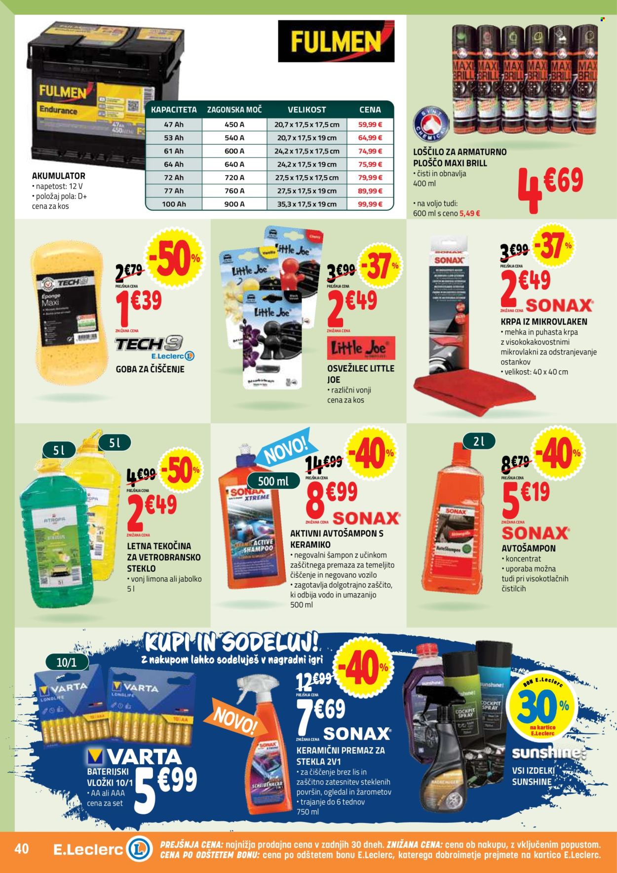 E.Leclerc katalog - 9.9.2026 - 19.9.2026. Stran 40