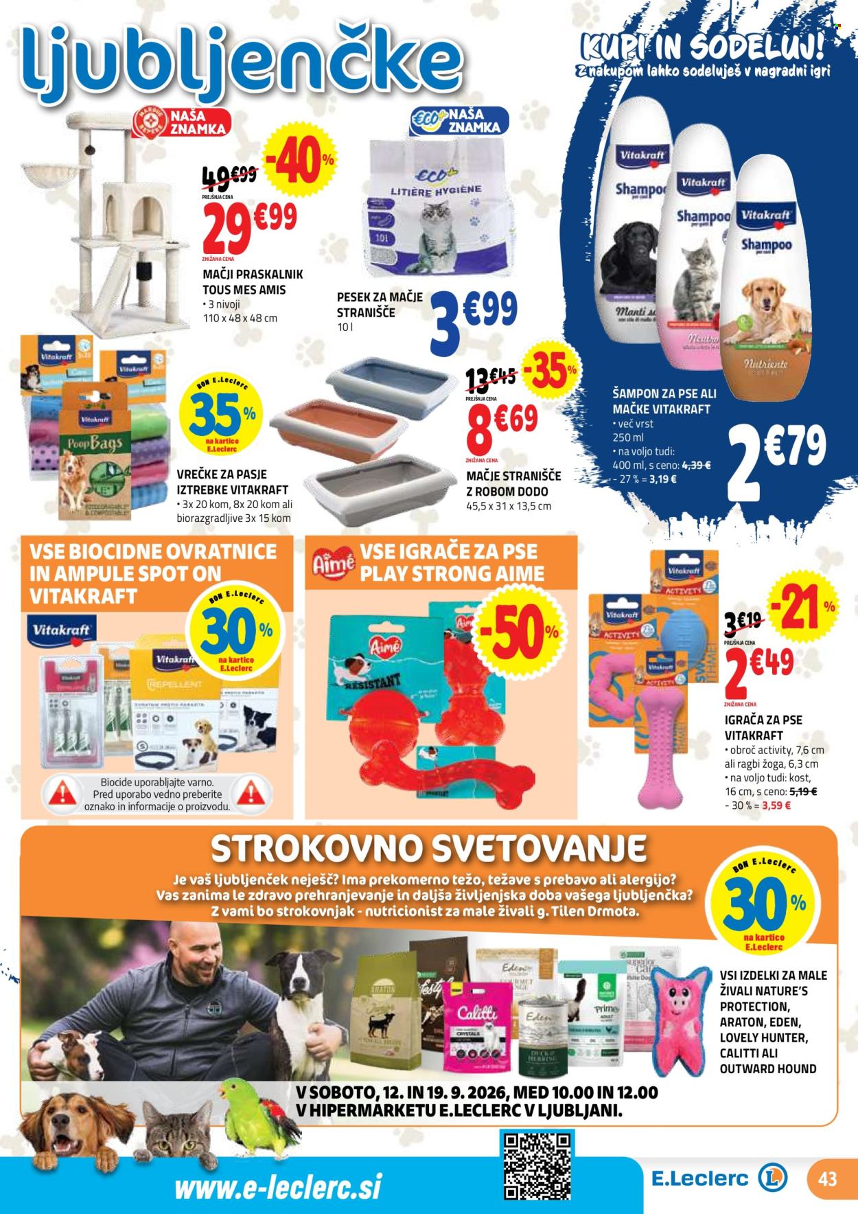 E.Leclerc katalog - 9.9.2026 - 19.9.2026. Stran 43