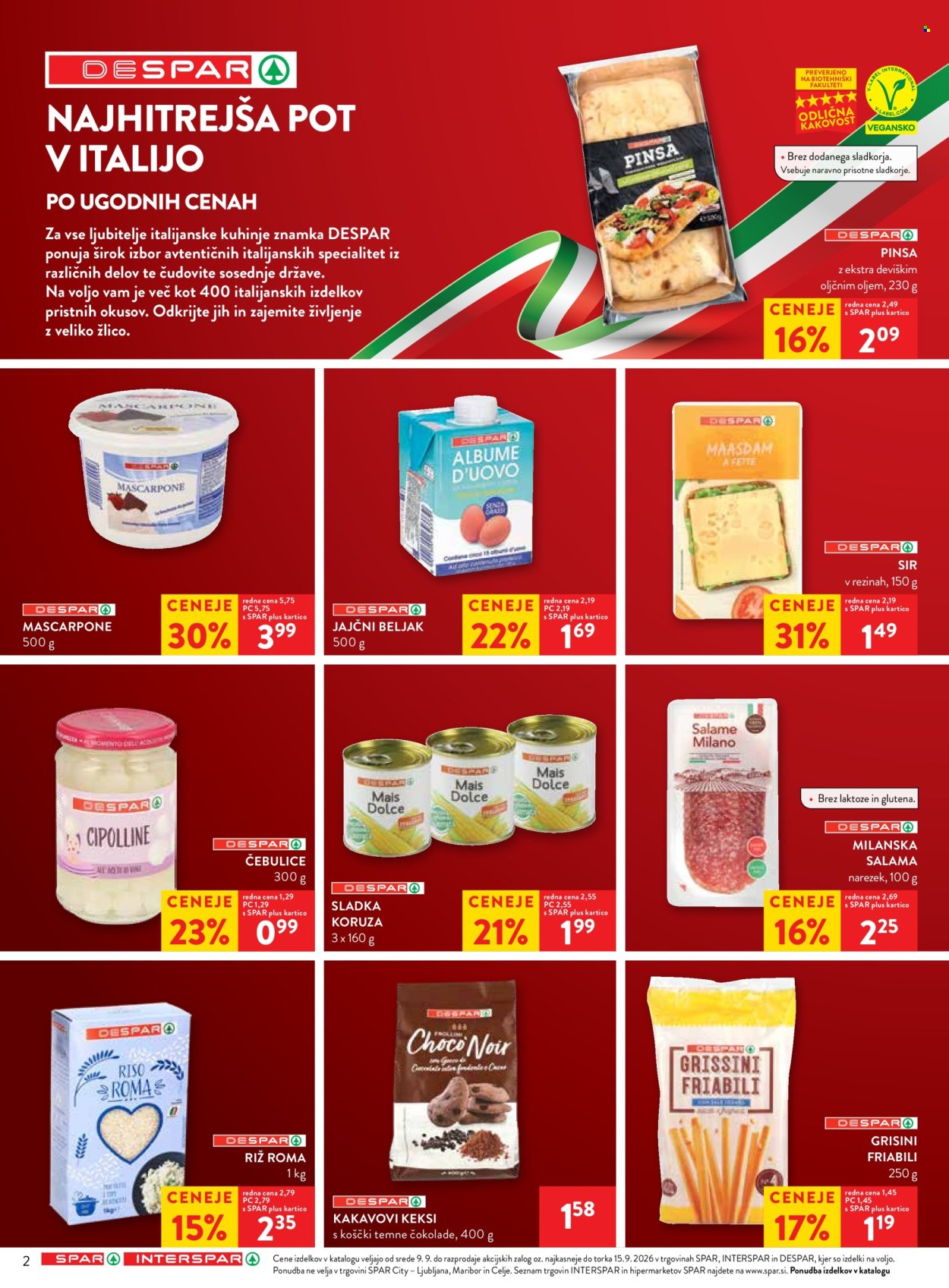 SPAR katalog - 9.9.2026 - 15.9.2026. Stran 2