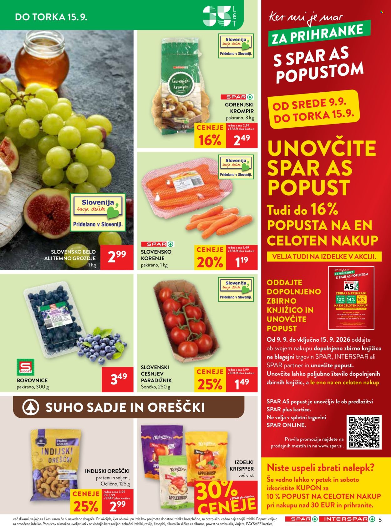SPAR katalog - 9.9.2026 - 15.9.2026. Stran 7