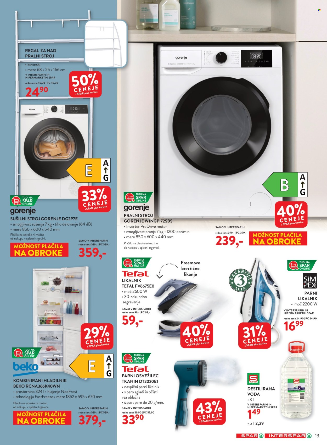 SPAR katalog - 9.9.2026 - 22.9.2026. Stran 13