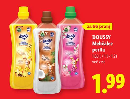 DOUSSY Mehčalec perila