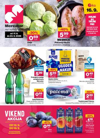 Mercator katalog - 17.9.2026 - 23.9.2026.