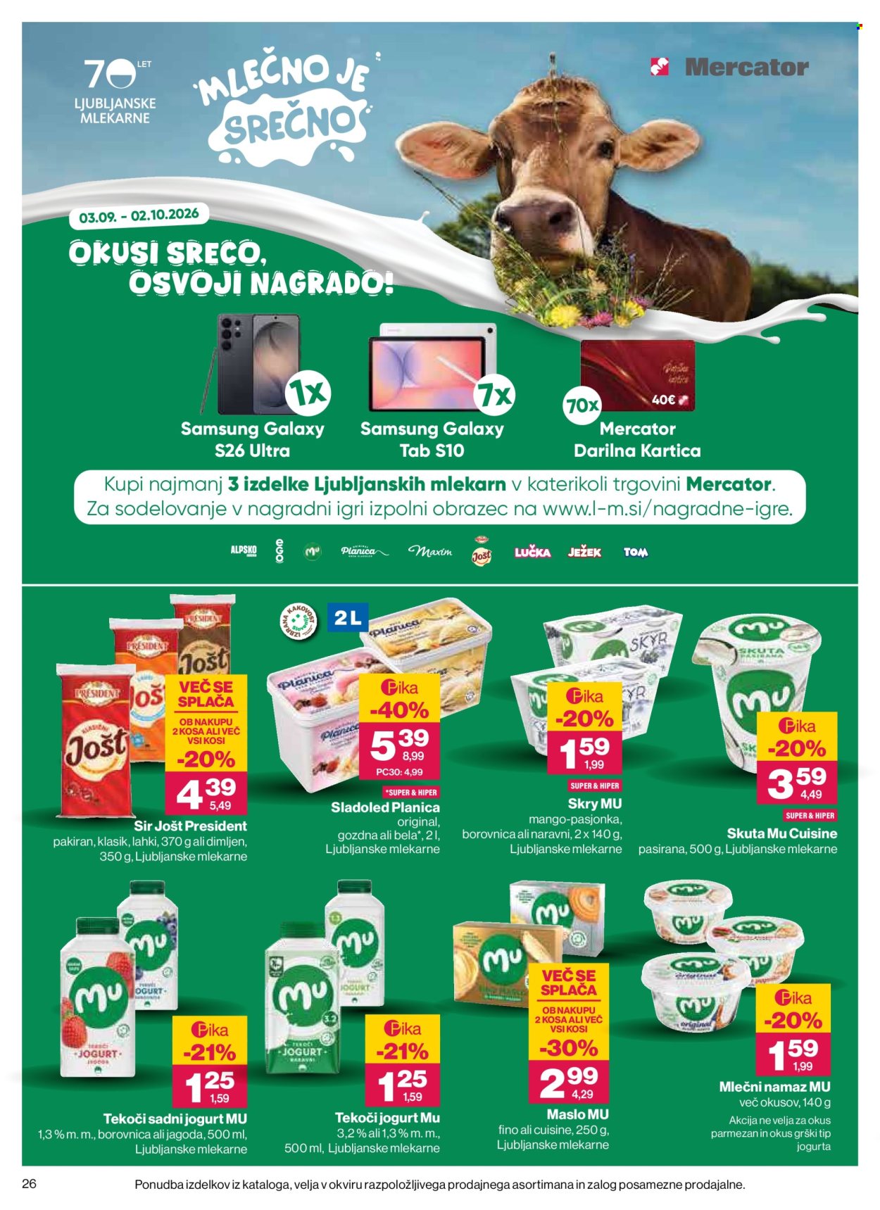 Mercator katalog - 17.9.2026 - 23.9.2026. Stran 26