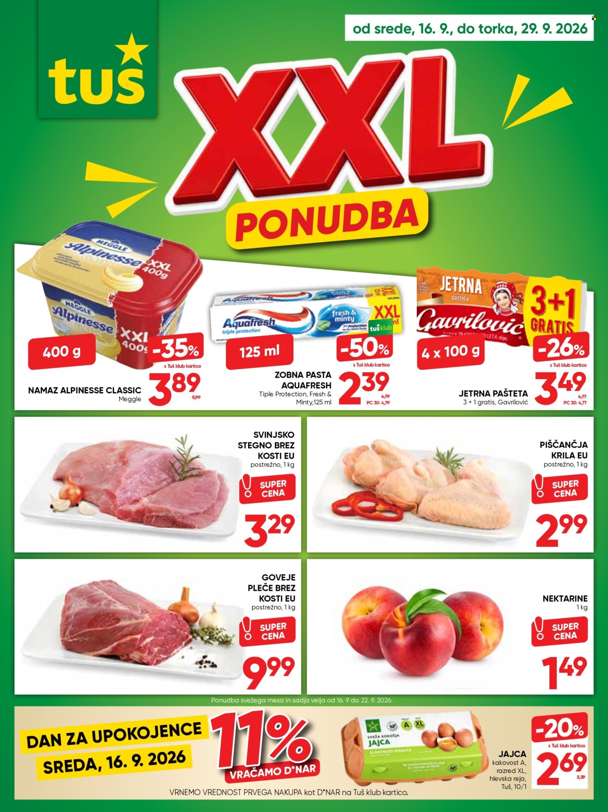 Tuš katalog - 16.9.2026 - 29.9.2026. Stran 1