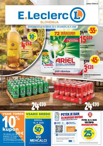 E.Leclerc katalog - 16.9.2026 - 26.9.2026.