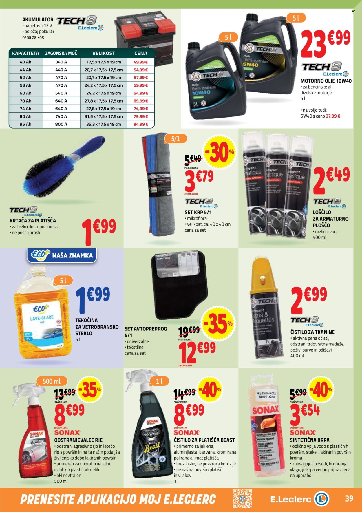 E.Leclerc katalog - 16.9.2026 - 26.9.2026. Stran 39