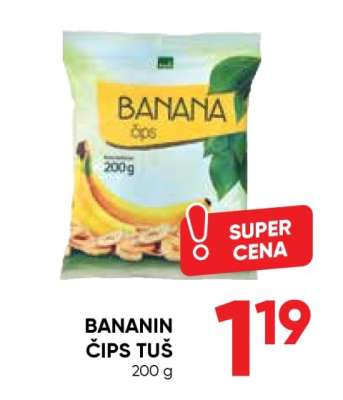 BANANIN ČIPS TUŠ