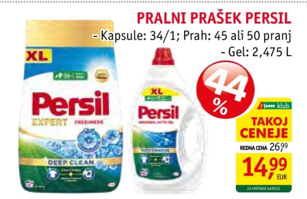 PRALNI PRAŠEK PERSIL