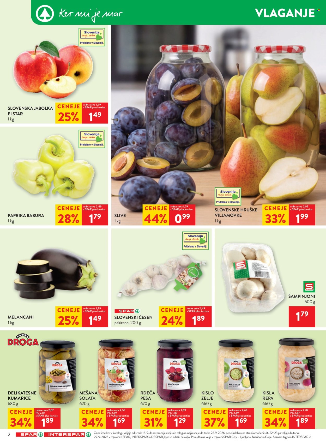 SPAR katalog - 16.9.2026 - 29.9.2026. Stran 2