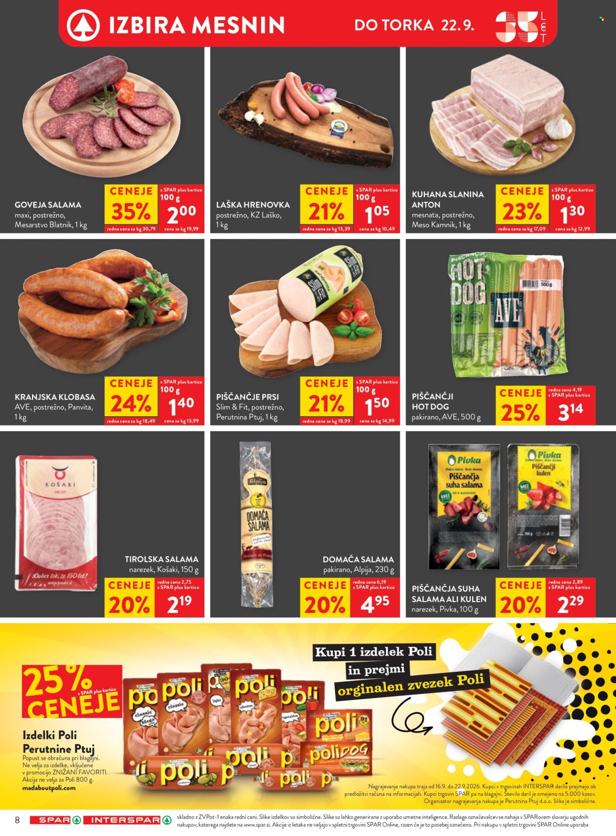SPAR katalog - 16.9.2026 - 29.9.2026. Stran 11