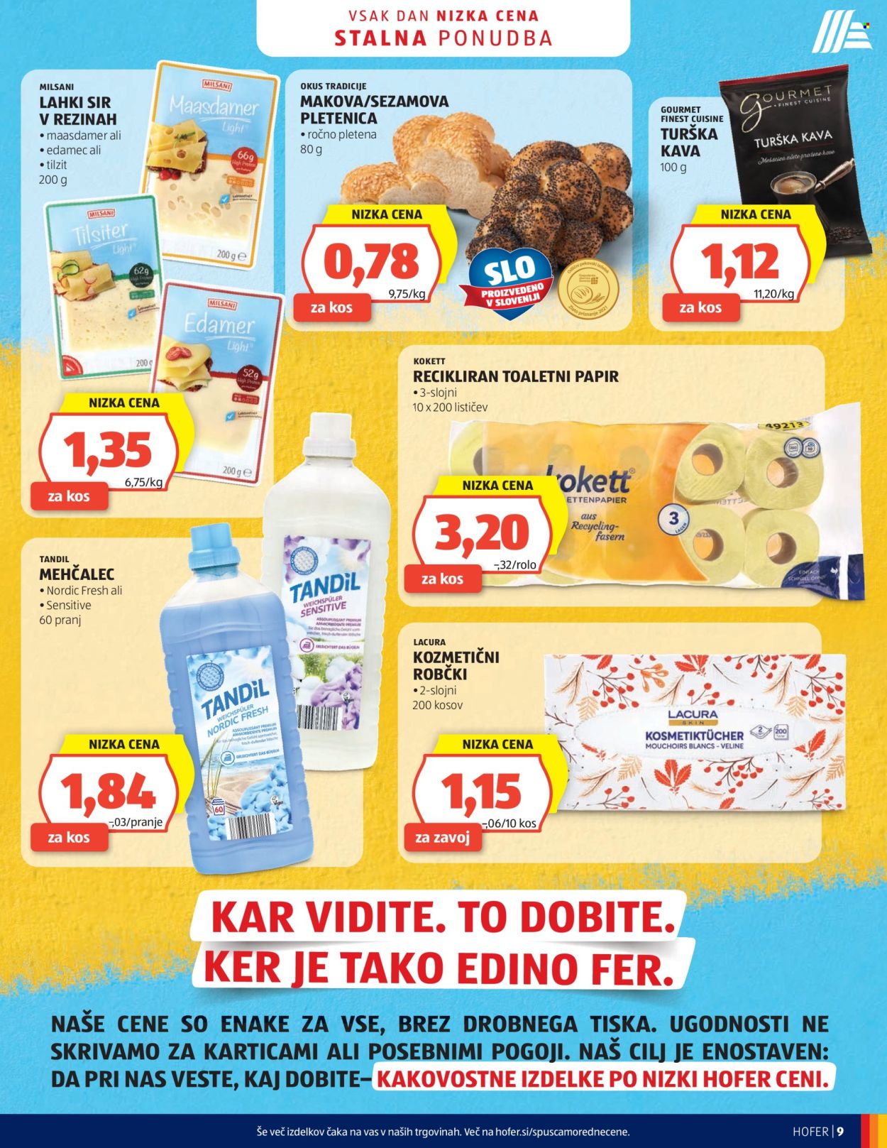 Hofer katalog - 16.9.2026 - 24.9.2026. Stran 9