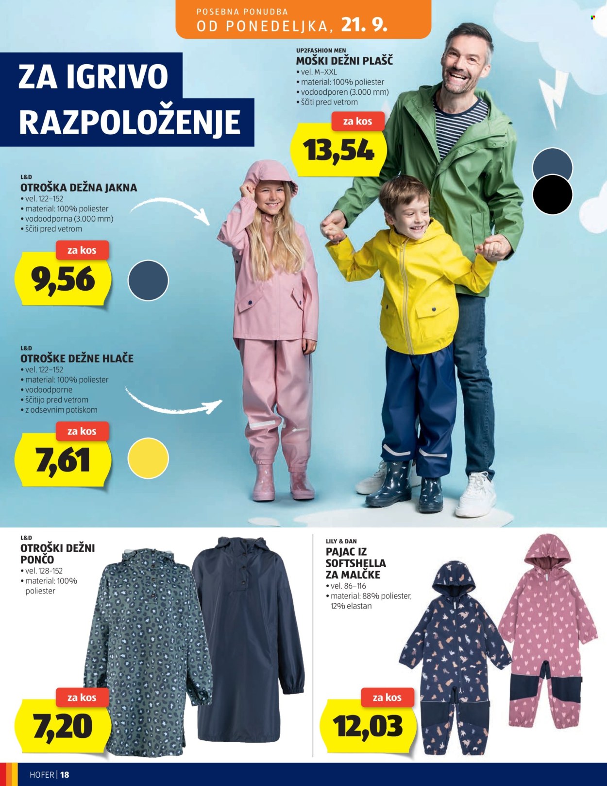 Hofer katalog - 16.9.2026 - 24.9.2026. Stran 18