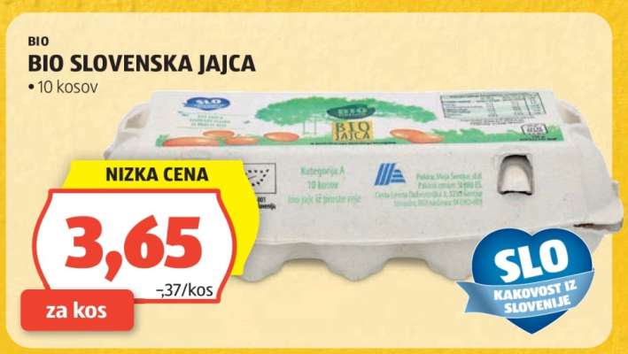 BIO SLOVENSKA JAJCA
