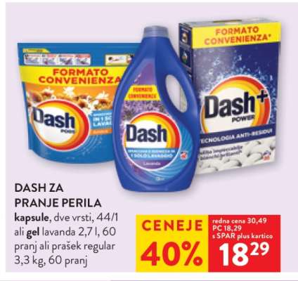 DASH ZA PRANJE PERILA