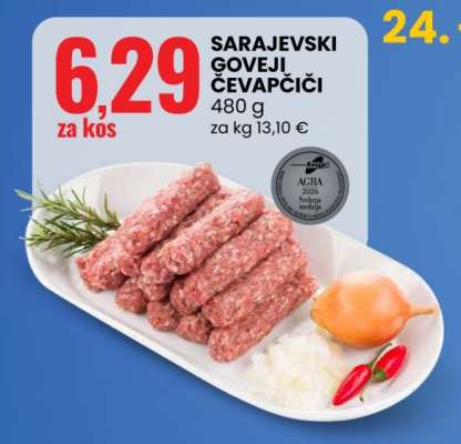 SARAJEVSKI GOVEJI ČEVAPČIČI