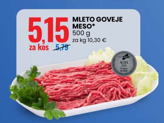 MLETO GOVEJE MESO