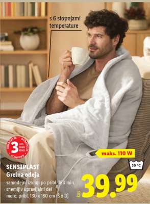 sensiplast Grelna odeja