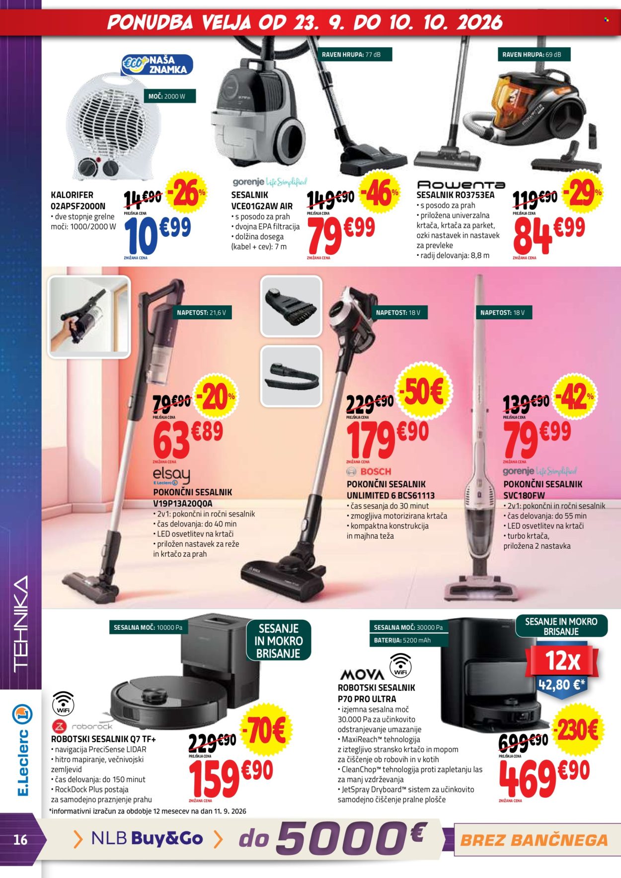 E.Leclerc katalog - 23.9.2026 - 3.10.2026. Stran 16