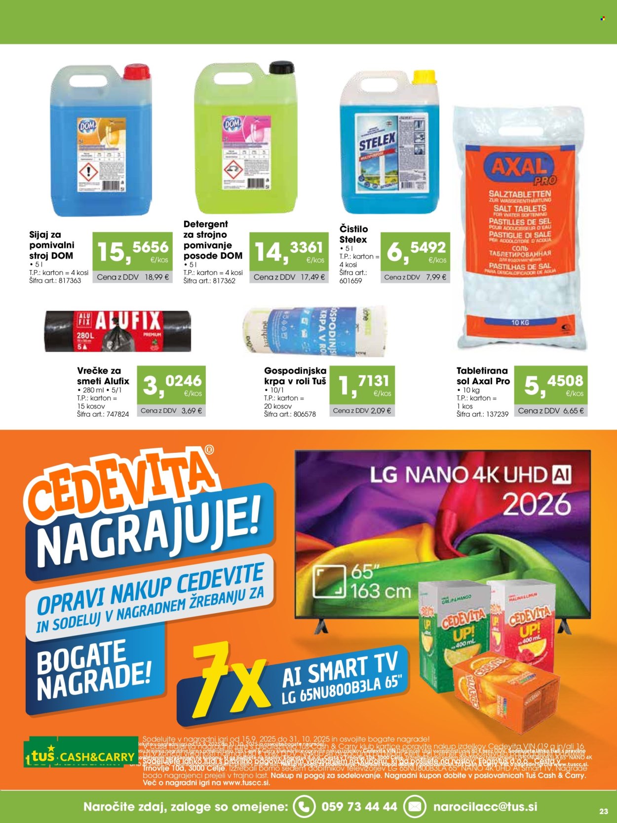 Tuš Cash & Carry katalog - 15.9.2026 - 14.10.2026. Stran 23