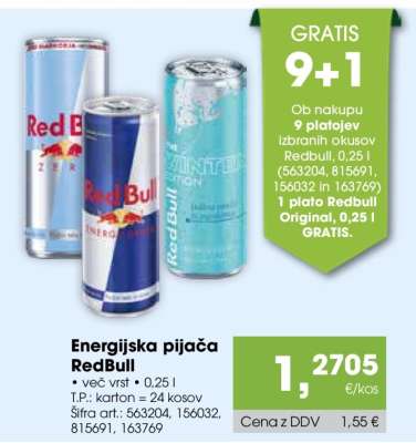 Energijska pijača Redbull