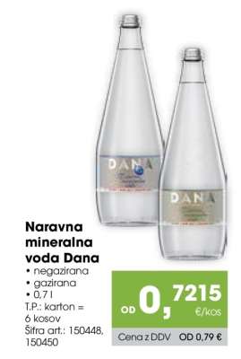 Naravna mineralna voda Dana
