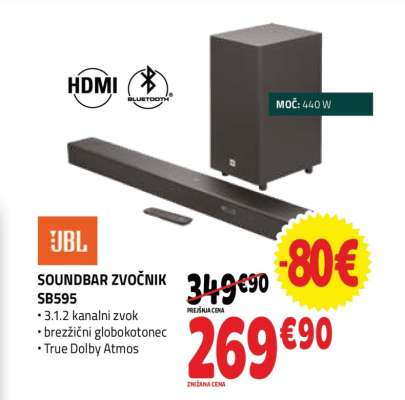 SOUNDBAR ZVOČNIK SB595