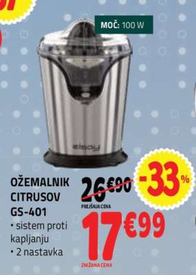 OŽEMALNIK CITRUSOV GS-401
