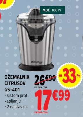 OŽEMALNIK CITRUSOV GS-401