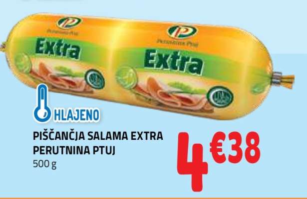 PIŠČANČJA SALAMA EXTRA PERUTNINA PTUJ