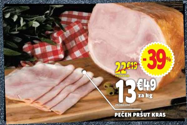 Pečen pršut Kras
