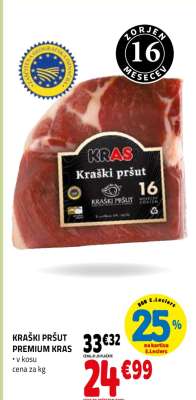 Kraški pršut Premium Kras