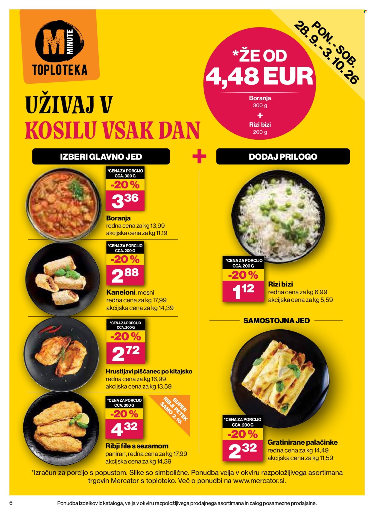 Mercator katalog - 24.9.2026 - 30.9.2026. Stran 6