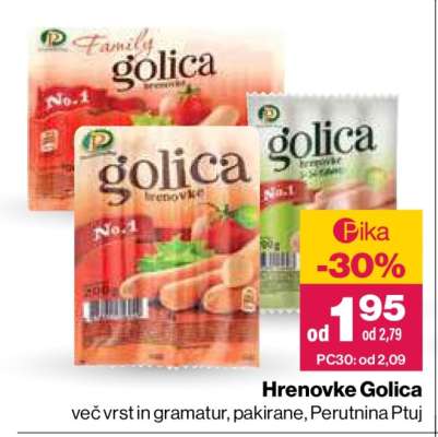 HRENOVKE GOLICA