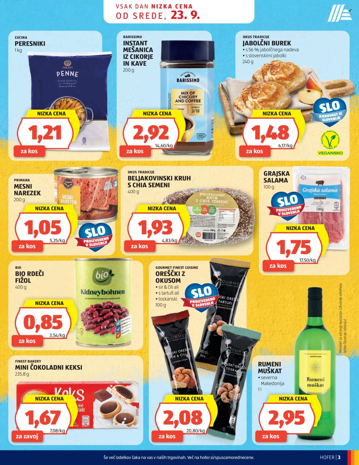 Hofer katalog - 23.9.2026 - 1.10.2026. Stran 3