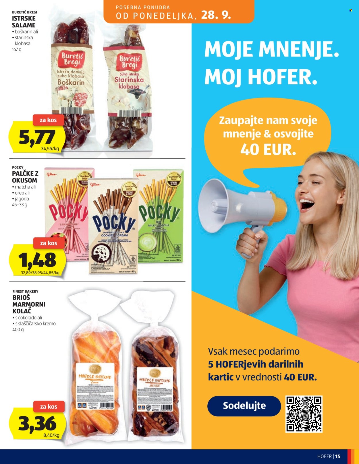 Hofer katalog - 23.9.2026 - 1.10.2026. Stran 15