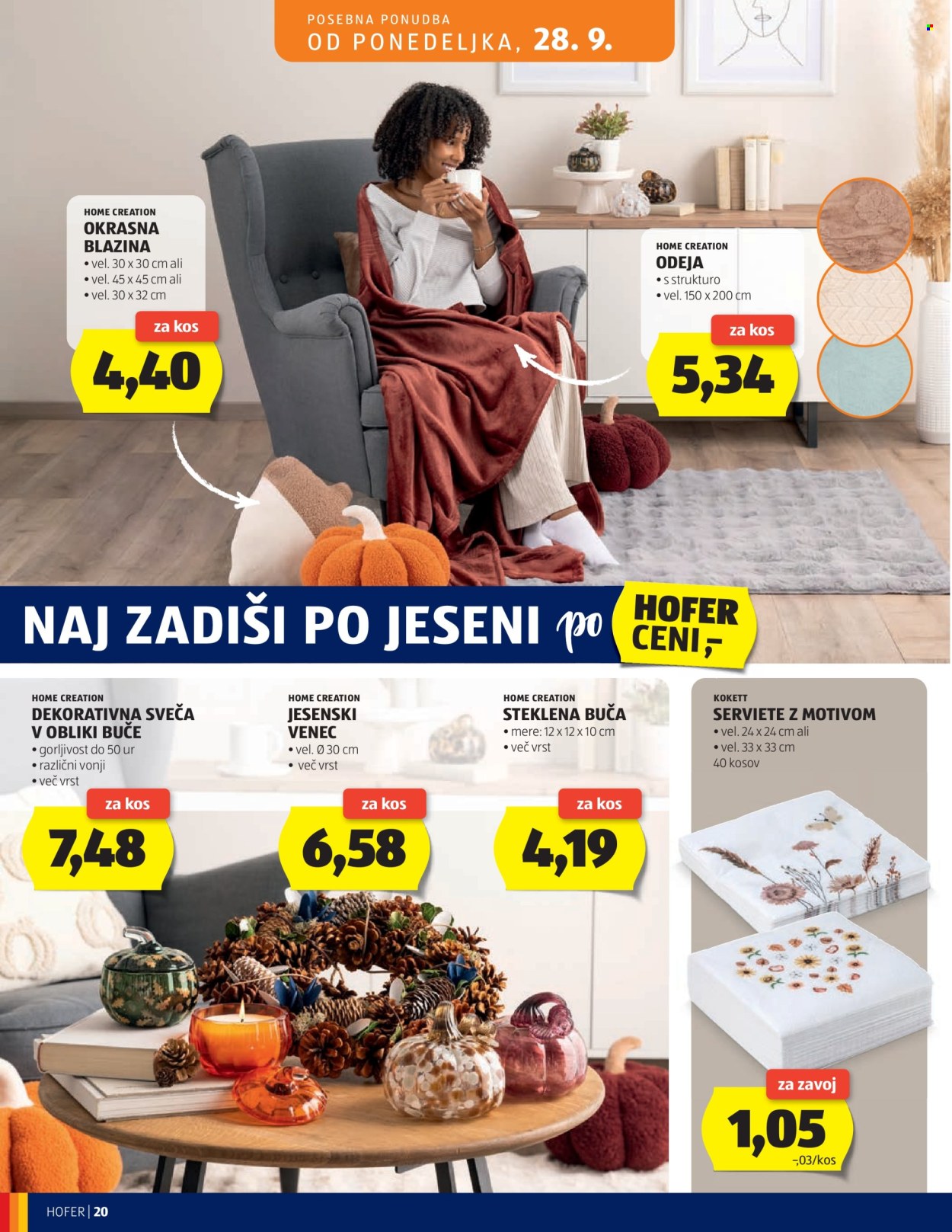 Hofer katalog - 23.9.2026 - 1.10.2026. Stran 20